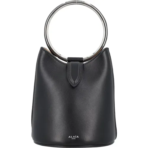 Handbags, female, , Size: ONE SIZE Ring Bucket Handbag - Alaïa - Modalova