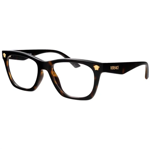 Stylish Optical Glasses Model 0Ve3363U , male, Sizes: 52 MM - Versace - Modalova