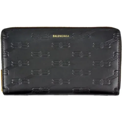 Pre-owned Leather wallets , female, Sizes: ONE SIZE - Balenciaga Vintage - Modalova