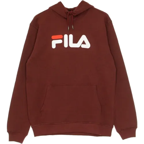 Hoodies, male, , Size: M Tawny Port Kangaroo Hoodie Men's Sweatshirt - Fila - Modalova