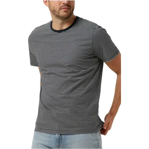 Herren Polo & T-Shirt Gestreiftes Tee - Selected Homme - Modalova