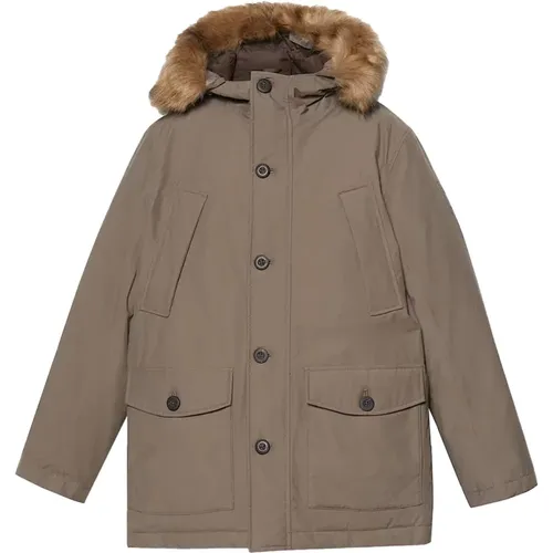 Braune Wasserdichte Ridge Scar Herrenparka , Herren, Größe: XL - Timberland - Modalova