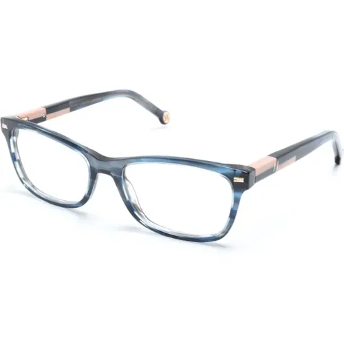 Blaue Optische Brillen für moderne Frauen , Damen, Größe: 51 MM - Carolina Herrera - Modalova