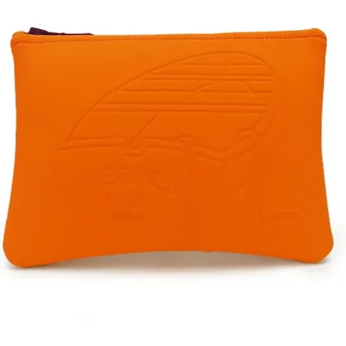 Pre-owned Clutches, female, , Size: ONE SIZE Pre-owned Plastic travel-bags - Hermès Vintage - Modalova