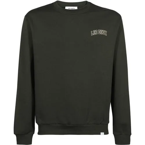 Blake Baumwoll Rundhals Sweatshirt , Herren, Größe: M - Les Deux - Modalova