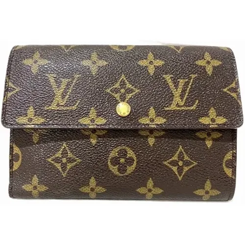 Pre-owned Wallets, male, , Size: ONE SIZE Pre-owned Canvas wallets - Louis Vuitton Vintage - Modalova