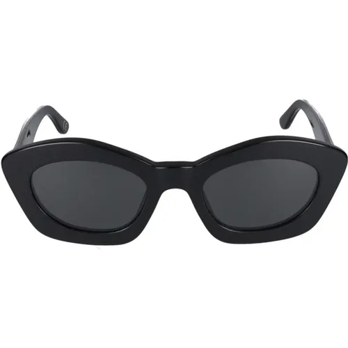 Kea Island Schwarze Sonnenbrille , unisex, Größe: 53 MM - Marni - Modalova