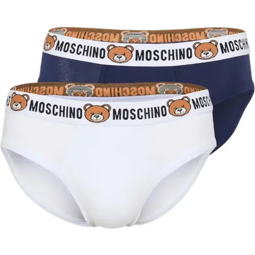 Bottoms, male, , Size: S Silk Slip Set - Moschino - Modalova