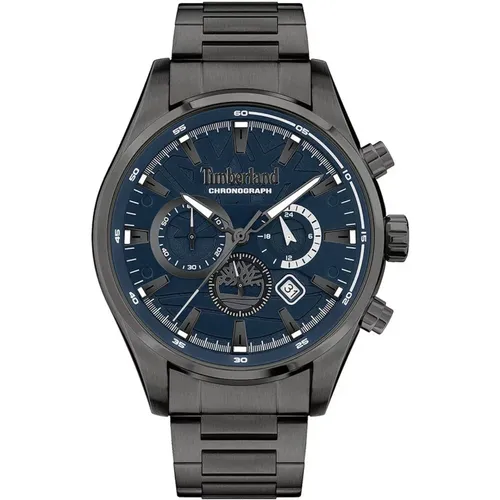 Blue Steel Quartz Watch, 5Atm , male, Sizes: ONE SIZE - Timberland - Modalova