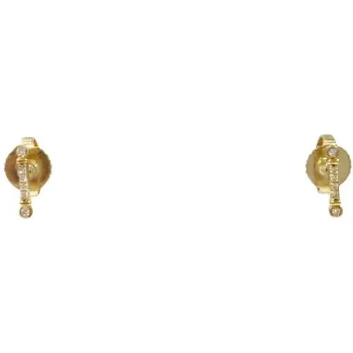 Pre-owned Jewellery, female, , Size: ONE SIZE Pre-owned Gold earrings - Tiffany & Co. Pre-owned - Modalova