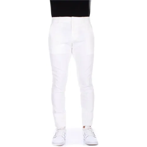 Trousers with Logo and Zip/Button Closure , male, Sizes: W33, W36 - Dondup - Modalova