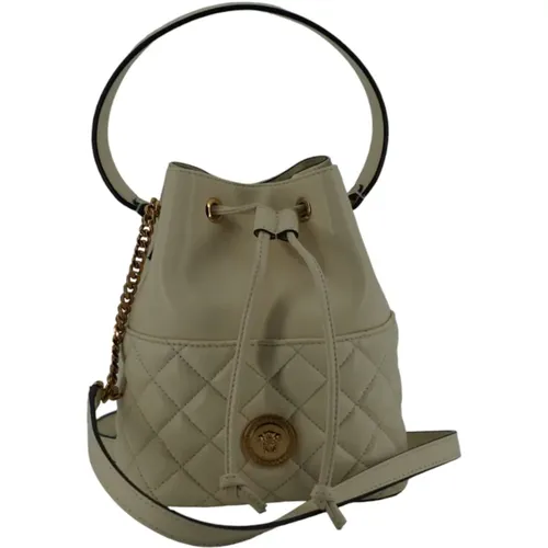 Elegant Small Bucket Shoulder Bag , female, Sizes: ONE SIZE - Versace - Modalova