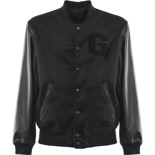 Bomber Jackets, male, , Size: XL Varsity Nappa Jacket - Giuliano Galiano - Modalova