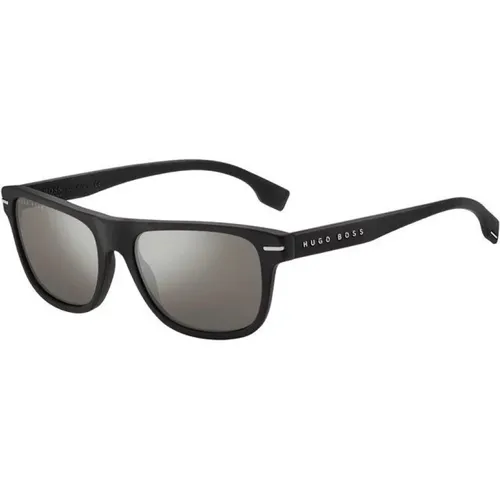 Stylische Sonnenbrille 124/T4,Matte Silver Sunglasses - Hugo Boss - Modalova