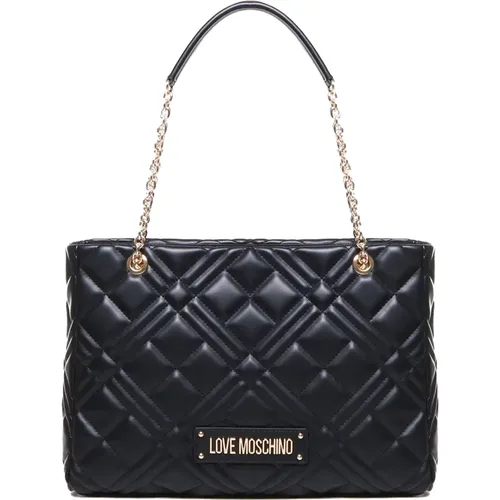 Shoulder Bag Flap Closure , female, Sizes: ONE SIZE - Love Moschino - Modalova