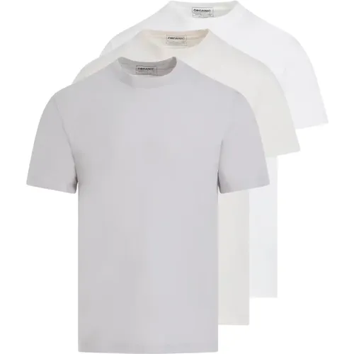Baumwoll-T-Shirt-Set , Herren, Größe: L - Maison Margiela - Modalova