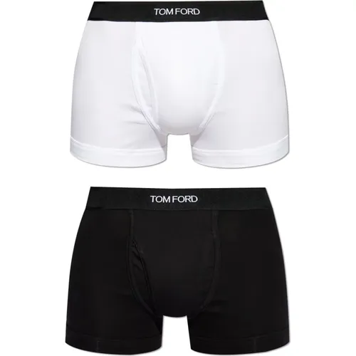 Bottoms, male, , Size: XS Two-pack of boxer shorts - Tom Ford - Modalova