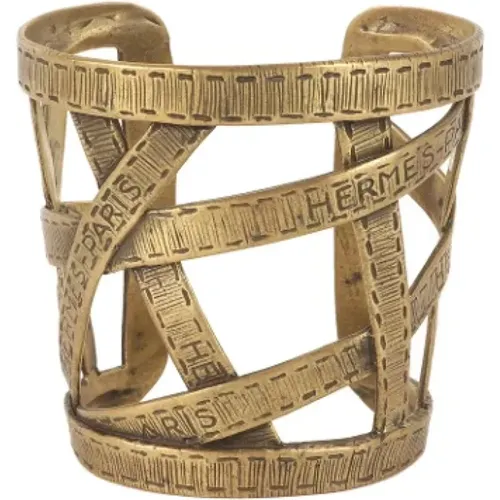 Pre-owned Jewellery, female, , Size: ONE SIZE Pre-owned Gold bracelets - Hermès Vintage - Modalova