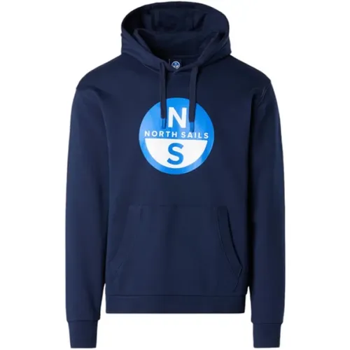 Hoodies, male, , Size: S Hooded Sweatshirt - North Sails - Modalova