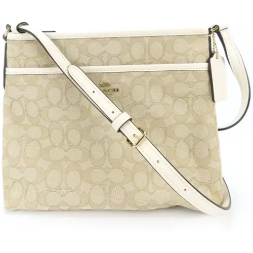 Pre-owned Cross Body Bags, female, , Size: ONE SIZE Pre-owned Canvas shoulder-bags - Coach Pre-owned - Modalova