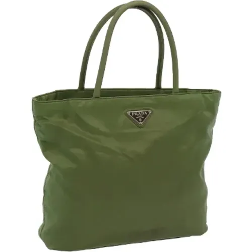 Pre-owned Tote Bags, female, , Size: ONE SIZE Pre-owned Nylon handbags - Prada Vintage - Modalova