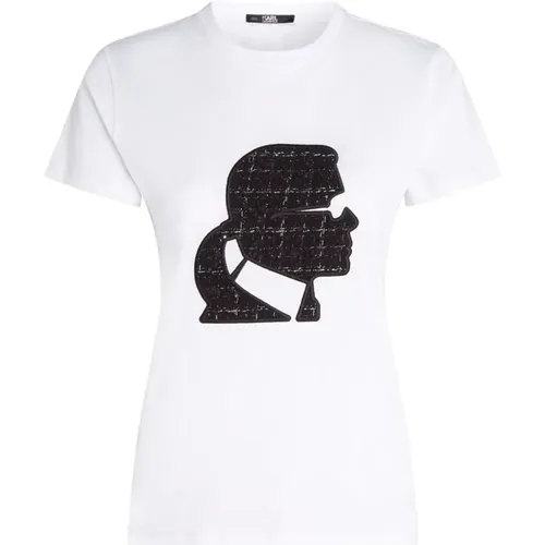 Classic T-Shirt , female, Sizes: M - Karl Lagerfeld - Modalova