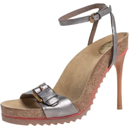 Pre-owned Leather sandals , female, Sizes: 5 UK - Stella McCartney Pre-owned - Modalova
