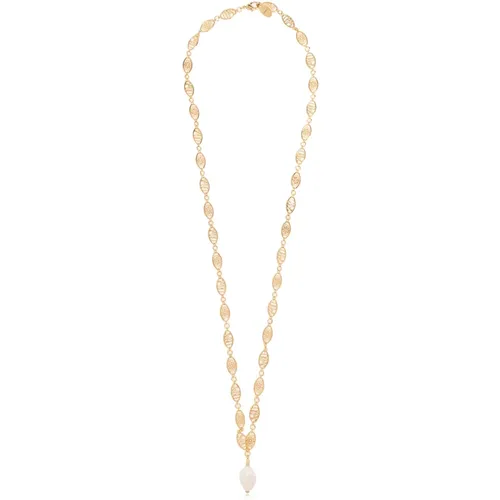 Necklaces, female, , Size: ONE SIZE Brass necklace - Chloé - Modalova