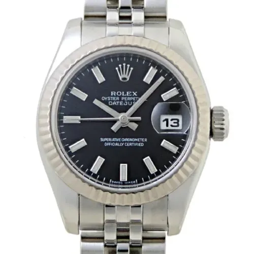 Pre-owned Stainless Steel watches , female, Sizes: ONE SIZE - Rolex Vintage - Modalova