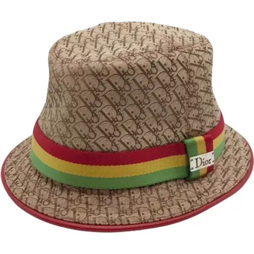 Pre-owned Accessories, unisex, , Size: ONE SIZE Pre-owned Canvas hats - Dior Vintage - Modalova