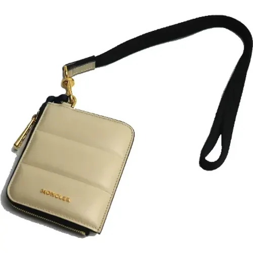 Pre-owned Wallets, female, , Size: ONE SIZE Pre-owned Leather wallets - Moncler Pre-owned - Modalova