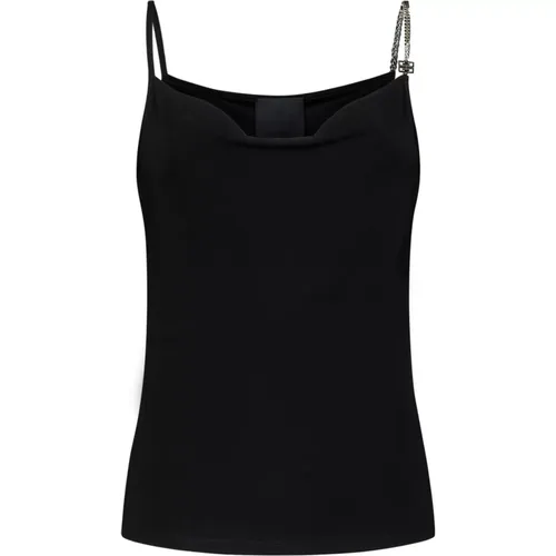 Top with White/Blue Accents , female, Sizes: M, S - Givenchy - Modalova