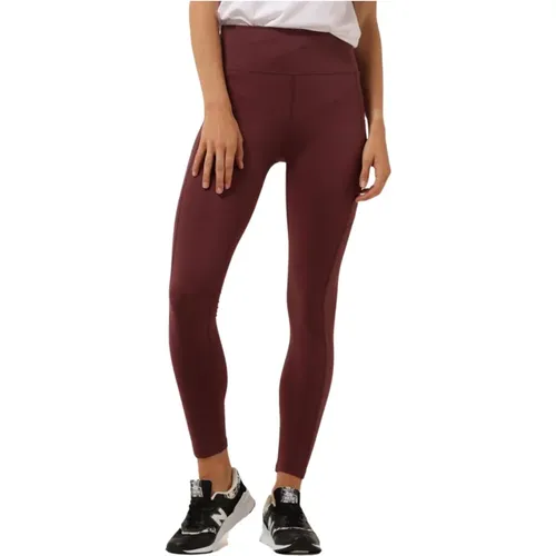 Bobby Legging Bordeaux Farbe Damen , Damen, Größe: XS - LUNE Active - Modalova