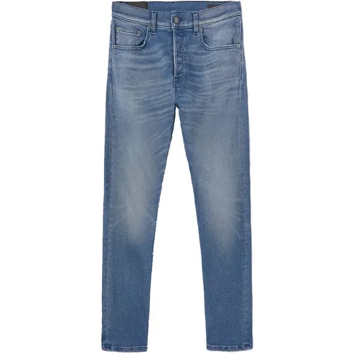 Upgrade Straight Jeans Stylish Comfortable , male, Sizes: W35 - Dondup - Modalova