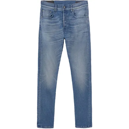 Regular Fit Gerades Jeans Upgrade , Herren, Größe: W35 - Dondup - Modalova