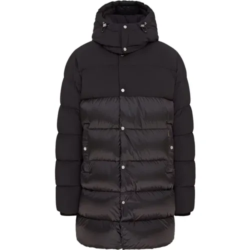 Quilted Parka with Detachable Hood - , male, Sizes: L, XL - Moorer - Modalova