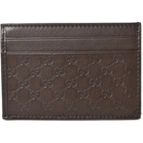 Pre-owned Wallets, female, , Size: ONE SIZE Pre-owned Leather wallets - Gucci Vintage - Modalova