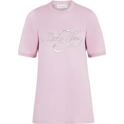 Merci Nina T-Shirt - Lille,Merci Nina T-Shirt in Lille - Nina Ricci - Modalova