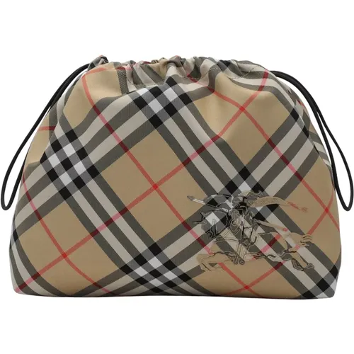 Toilet Bags, male, , Size: ONE SIZE Small Bucket Style - Burberry - Modalova