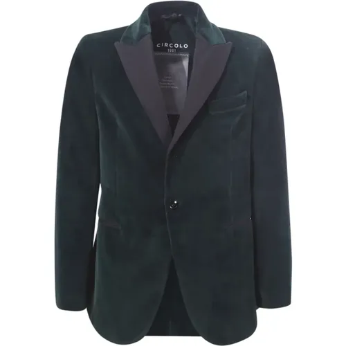 Blazers, male, , Size: S Laurel Peak Lapel Jackets - Circolo 1901 - Modalova