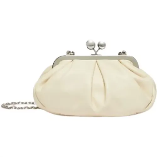 Clutches, female, , Size: ONE SIZE Small Pasticcino Bag in Ivory - Max Mara Weekend - Modalova