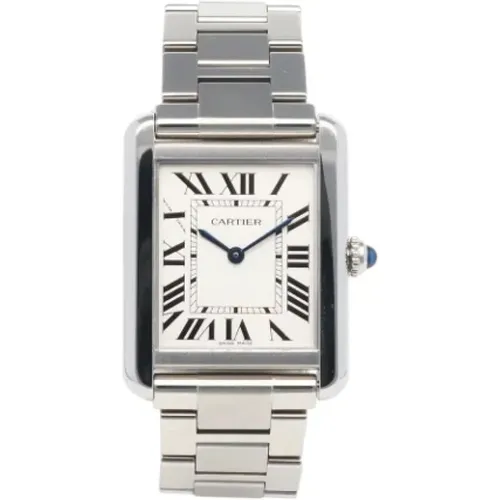 Pre-owned Watches, female, , Size: ONE SIZE Pre-owned Stainless Steel watches - Cartier Vintage - Modalova