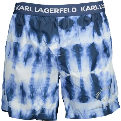 Beachwear Men's Swim Trunks , male, Sizes: S - Karl Lagerfeld - Modalova