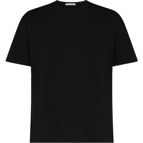 Schwarzes Box T-Shirt Oversize Fit - Our Legacy - Modalova