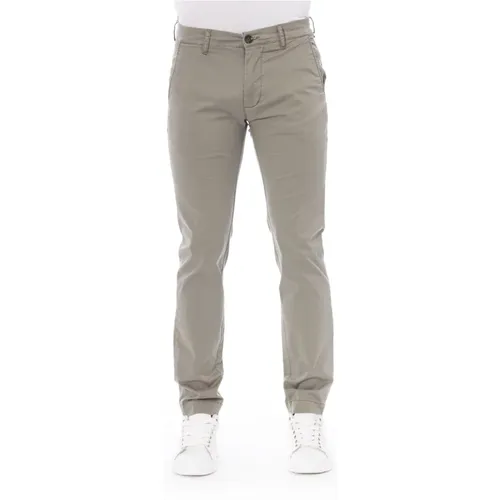 Chinos, male, , Size: W32 Chino Pants - Solid Color - Trendy - Baldinini - Modalova