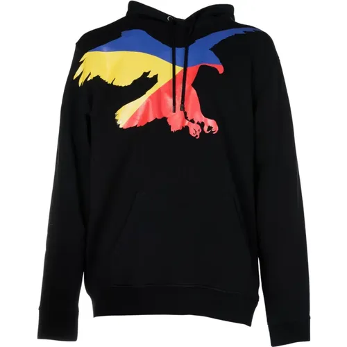 Hoodies, male, , Size: M Eagle - Marcelo Burlon - Modalova