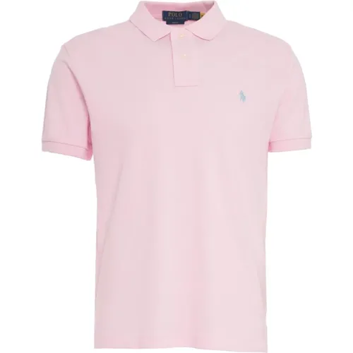 Polo Shirts, male, , Size: XL Rose Polo Shirt Slim Fit Casual - Polo Ralph Lauren - Modalova