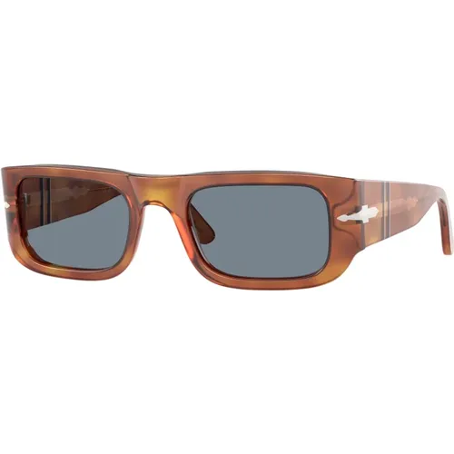 Stilvolle Sonnenbrille in Brauntönen , unisex, Größe: 52 MM - Persol - Modalova