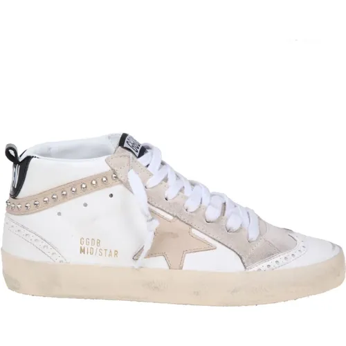 Leather and Suede Sneakers , female, Sizes: 2 UK - Golden Goose - Modalova