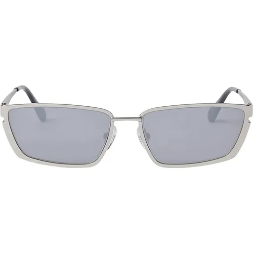 Sunglasses, unisex, , Size: 56 MM Richfield Cat-Eye Sunglasses - Off White - Modalova